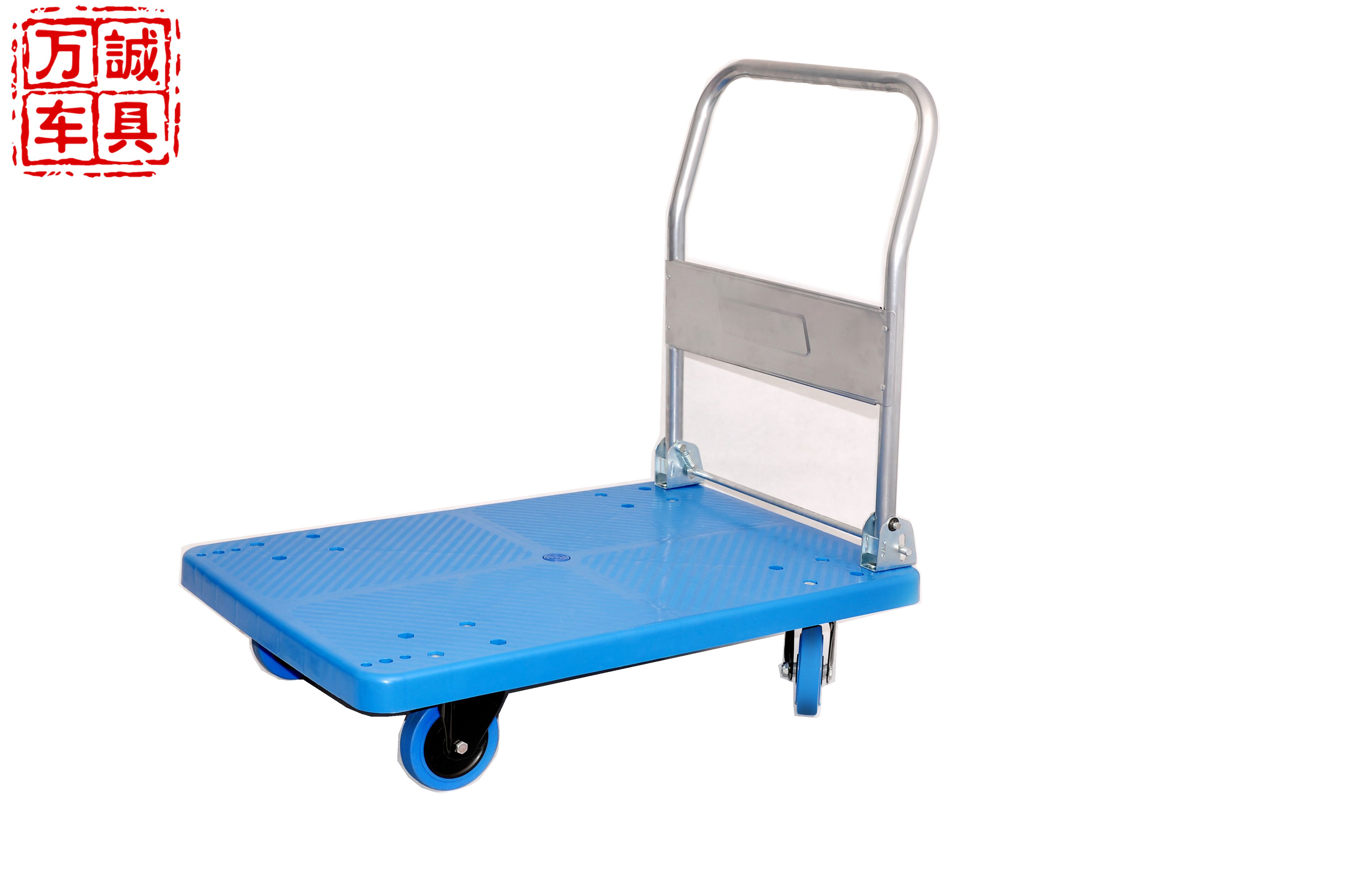 生產(chǎn)批發(fā)尼龍塑料折疊靜音平板車手推車工具車