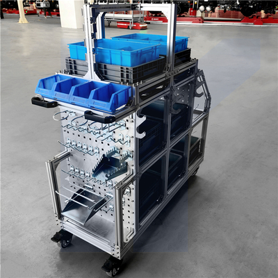 越海工業(yè)鋁型材物料車 高效車間轉(zhuǎn)運(yùn)與倉儲運(yùn)輸解決方案